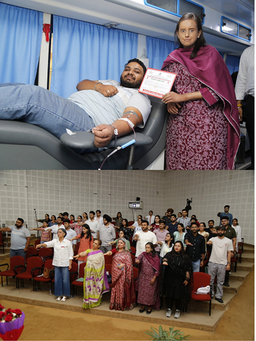World Blood Donor Day, AIIMS Mohali celebrates two decades of honouring life-saving blood donors.